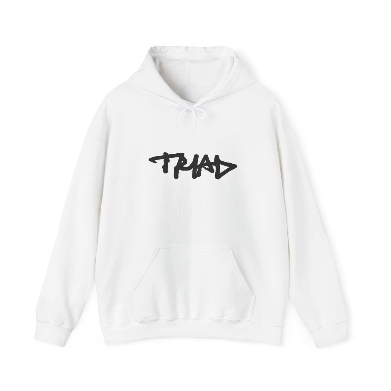 WHITE LOGO HOODIE