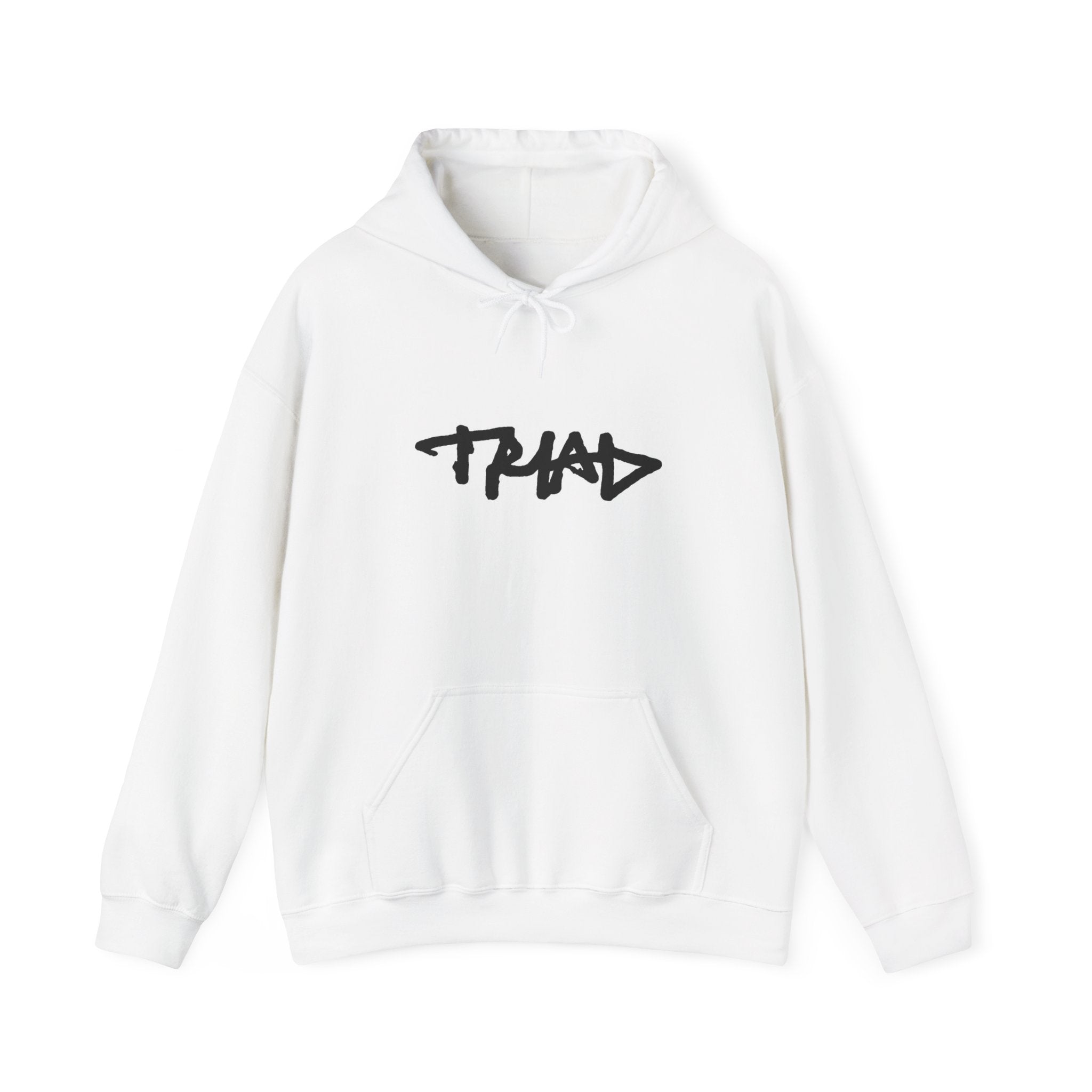 WHITE LOGO HOODIE